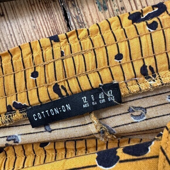 Cotton On Yellow & Blue Shorts Size 8 - Picture 4 of 7
